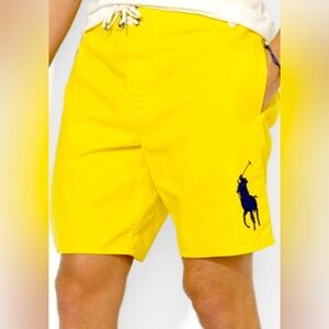 Polo by Ralph Lauren Sz 5 Boy’s Yellow Swim Trunks
